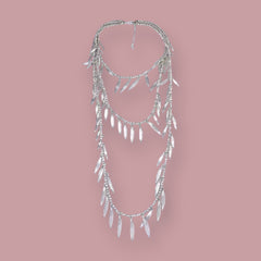 COLLAR CASCADA PLATA