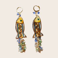 Pendientes Pesce Dorato – Cápsula Maiolica