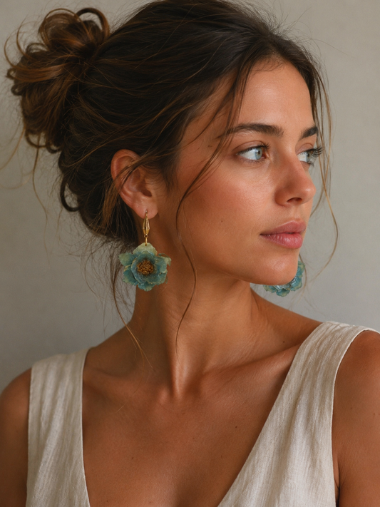 Pendientes Carmen Verde