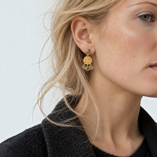Pendientes Dura•Gris Humo
