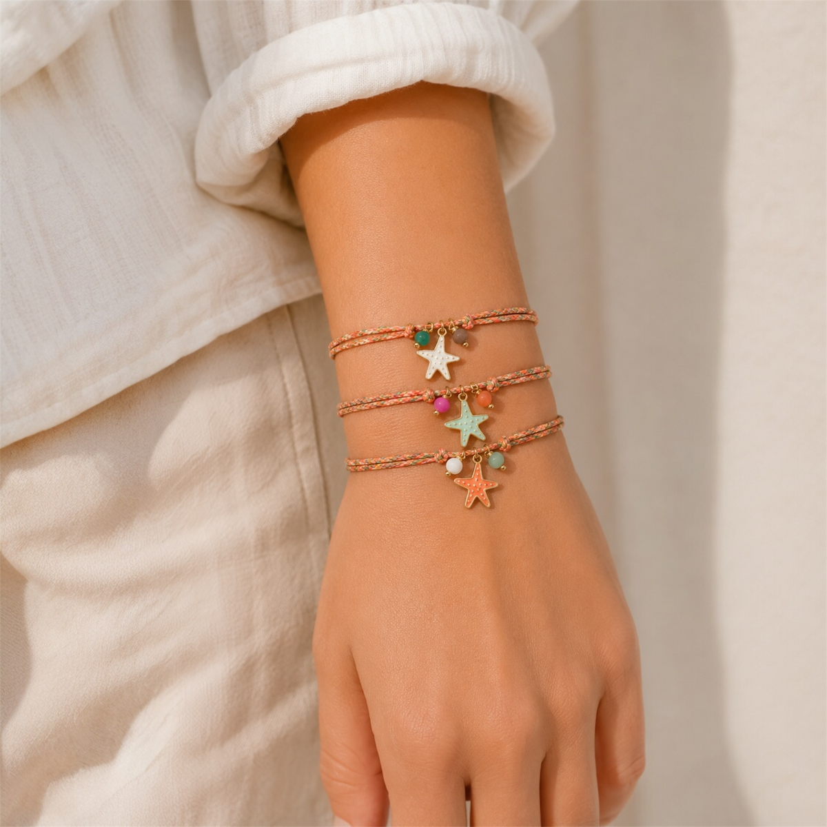 Pulsera Estrella Coral