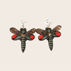 Pendientes Riviera Libélula Margarita