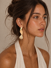 Pendientes Solana-Coral Beige