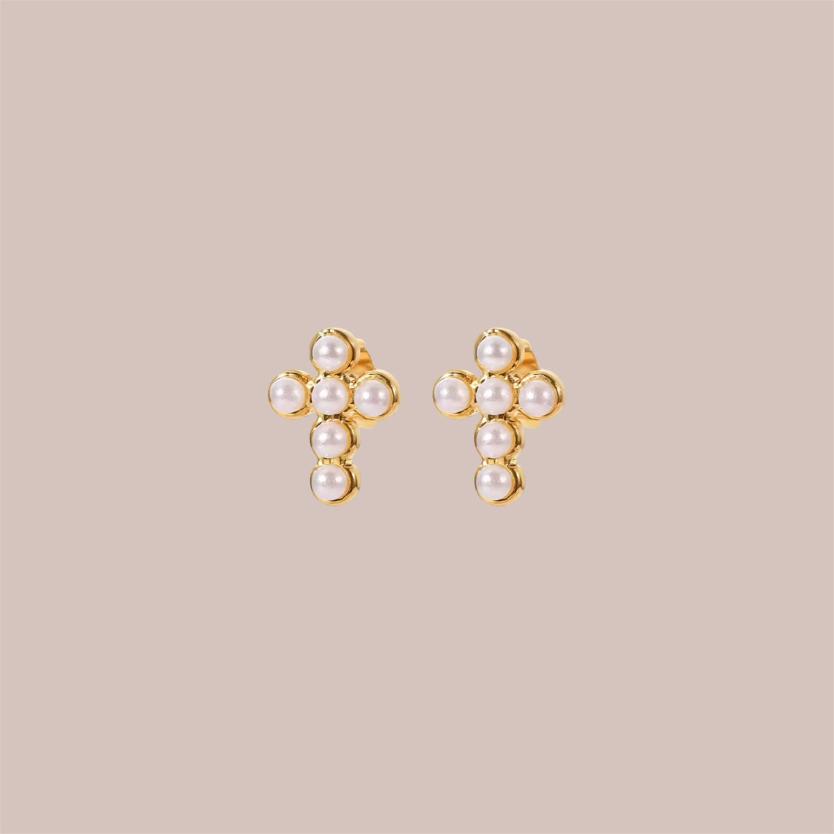 MODELO MINI CRUCES PERLAS