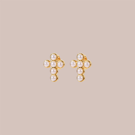 MODELO MINI CRUCES PERLAS