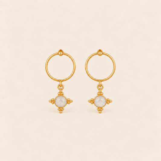Pendientes Vega•Blanco