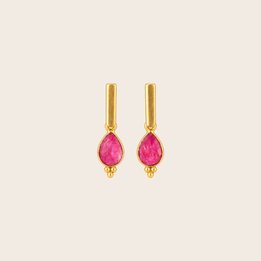 Pendientes Savia•Buganvilla