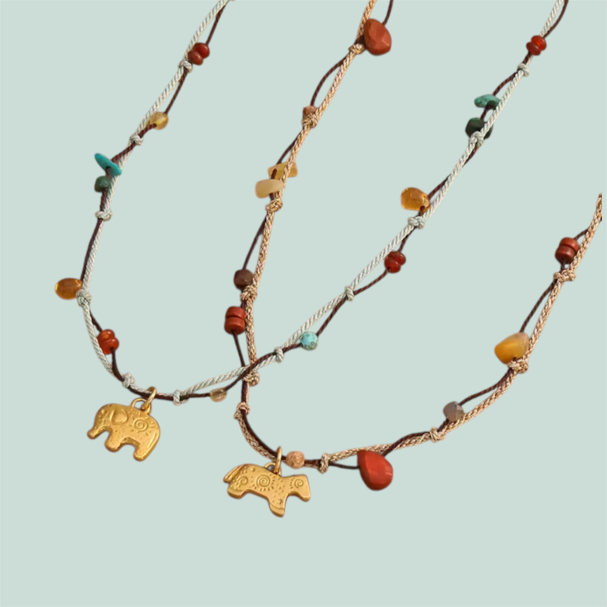 Collar Boho Animales