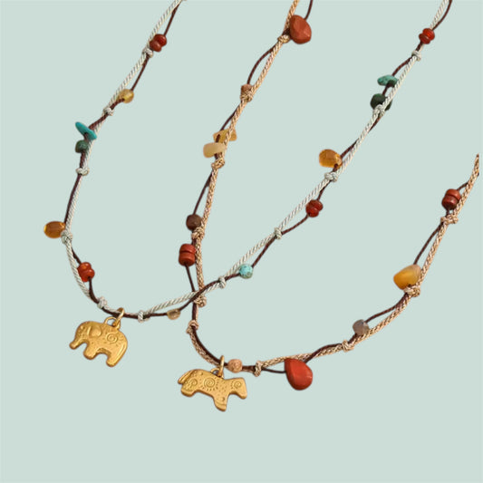 Collar Boho Animales