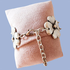 PULSERA FLOR DE CORAZÓN