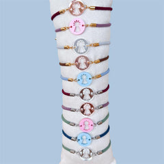 Pulsera Virgen del Pilar Metacrilato-Acero
