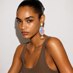 Pendientes Sirena-Coral