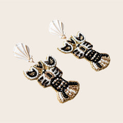 Pendientes Riviera Langosta Concha