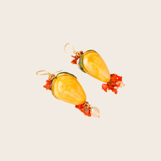 Pendientes Limone Coral – Maiolica