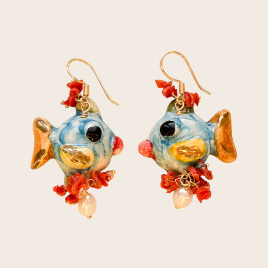 Pendientes Pesce Azzurro – Maiolica