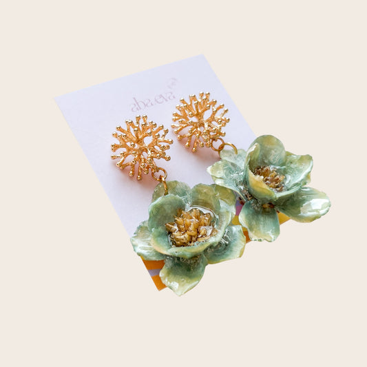 Alga Flor Preservada Verde mint