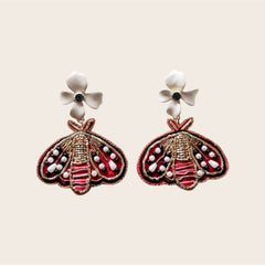 Pendientes Riviera Mariposa Rouge