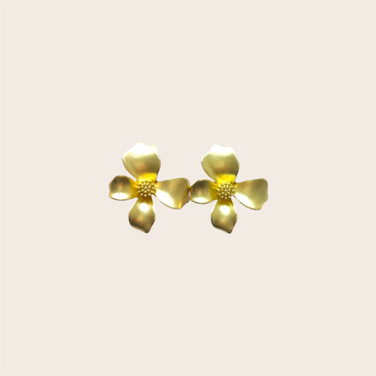 Pendientes Azalea Dorado