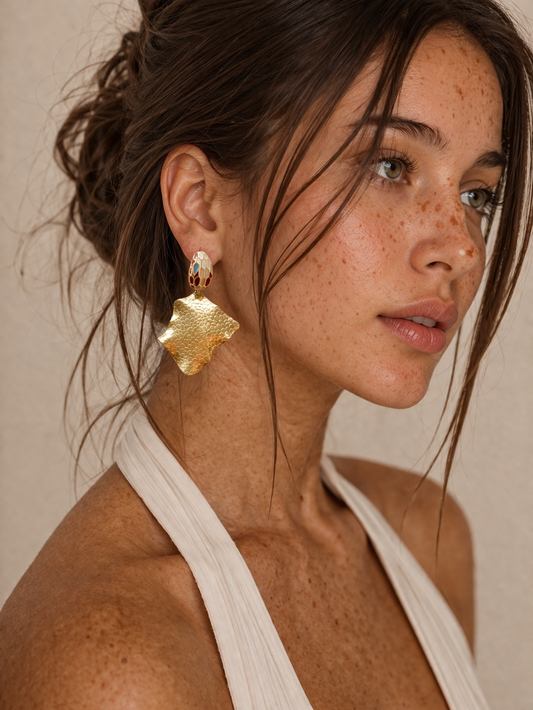 Pendientes Gaudí Teja