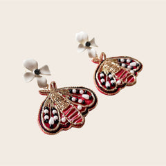 Pendientes Riviera Mariposa Rouge