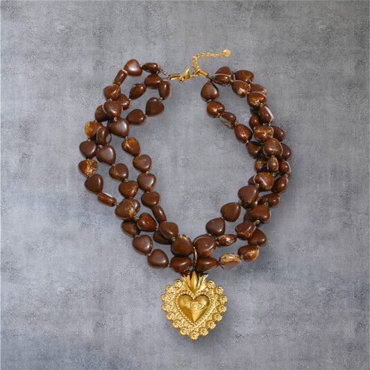 COLLAR TIERRA DE CORAZÓN