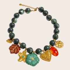 COLLAR AMULETO VERDE