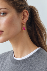 Pendientes Alba•Buganvilla