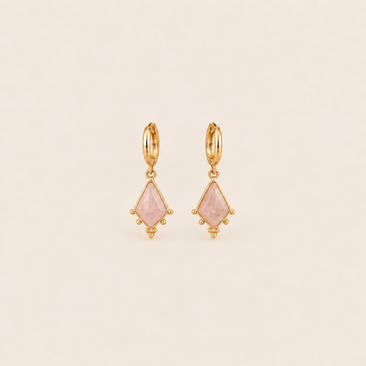 Pendientes Alba•Rosa Nude