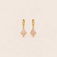 Pendientes Alba•Rosa Nude