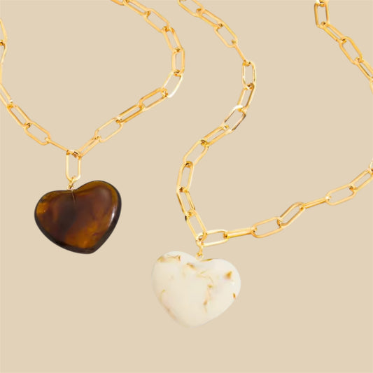 Collar Corazón Acero