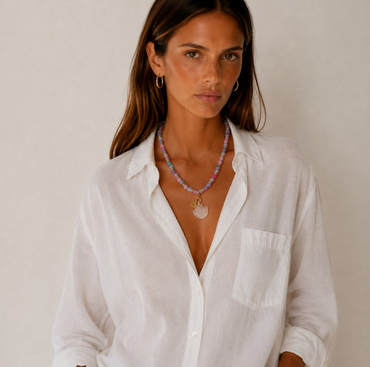 Collar Concha-Marea Pastel SS26