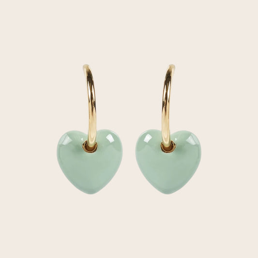 Aros Abrazo verde mint