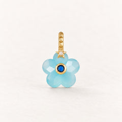 Charm Flor Azul