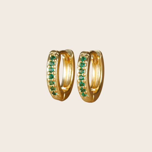 Aros Strass Green 8mm