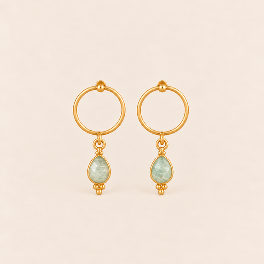 Pendientes Brisa•Verde Agua