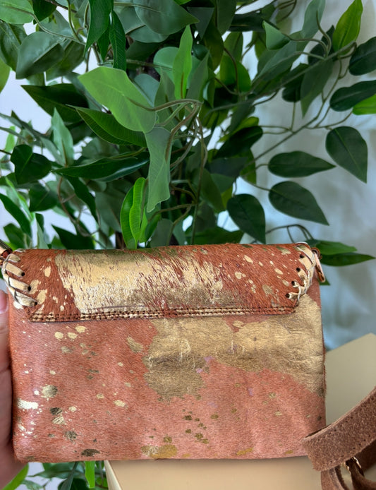 Bolso bandolera de piel edición limitada (Hecho en India)