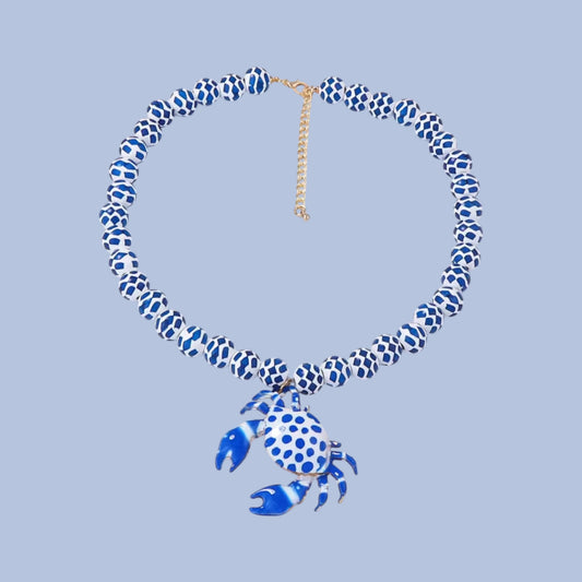 COLLAR CRAB SPIRIT AZUL KLEIN