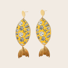 Pendientes Sirena-Concha