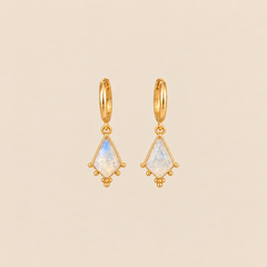Pendientes Alba•Blanco Irrisado