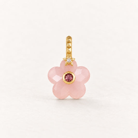 Charm Flor Rosa