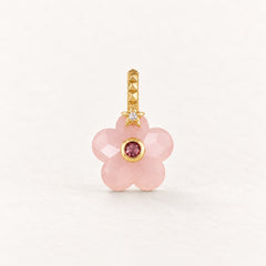 Charm Flor Rosa