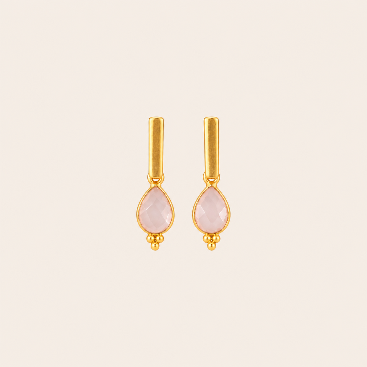 Pendientes Savia•Rosa Nude