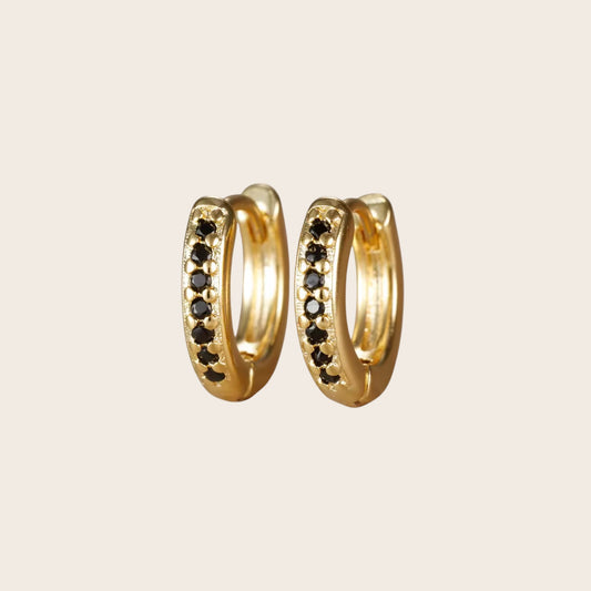 Aros Strass Black 8mm