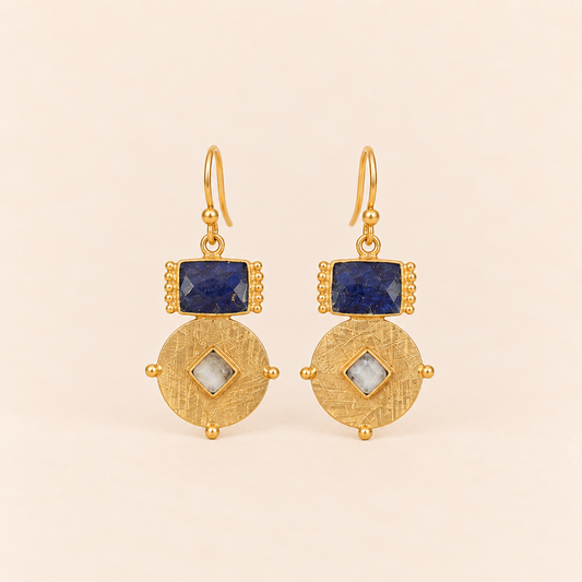 Pendientes Aurora•Azul Noche
