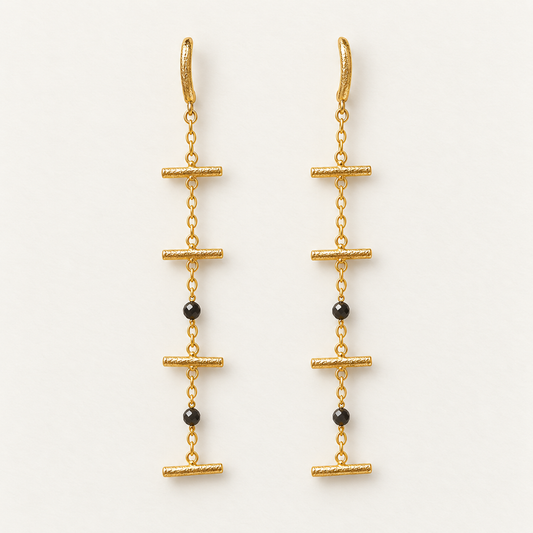 Pendientes Cadencia•Gris Humo