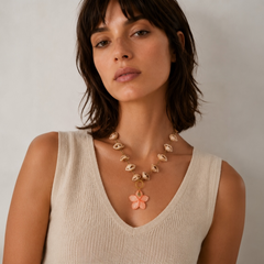 Collar Flor Marina