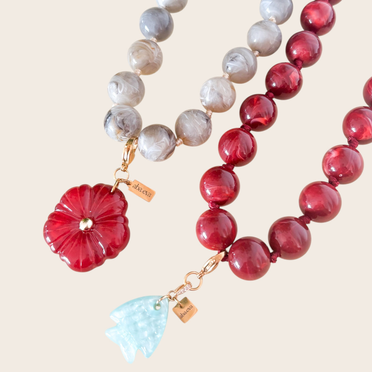 Collar Pez y Flor