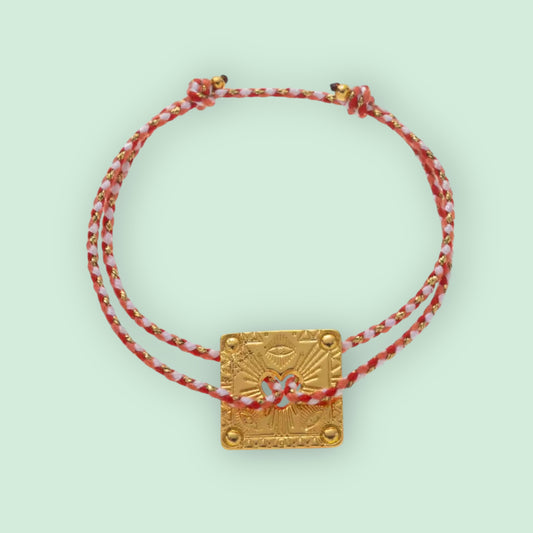 PULSERA CHAPA CORAZÓN
