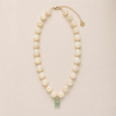 Collar Beige Pez Verde
