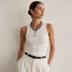 Collar Concha Gris